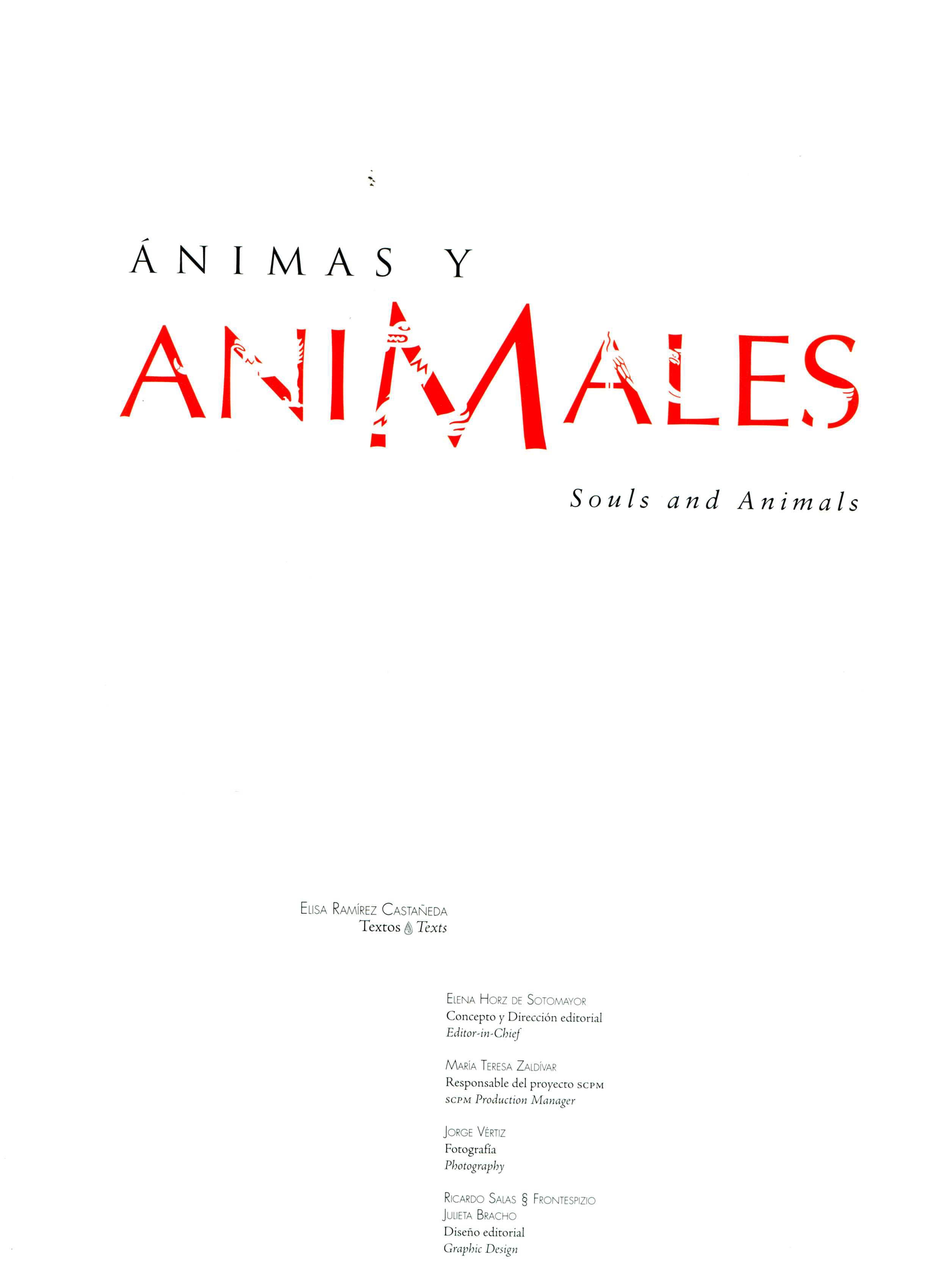 Portada de Ánimas y Animales